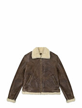 Aviator Jacket Nahkatakki Brown Lee Jeans