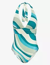 Summer Mix & Match Op Plunge Pt Uimapuku Uima-asut Multi/patterned Triumph