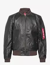 Ma-1 Leather Lf Nahkatakki Brown Alpha Industries
