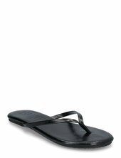 Biamexico Flip Flop Faux Leather Flipflopit Rantasandaalit Sandaalit Black Bianco