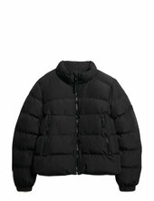 Non Hooded Sports Puffer Jkt Vuorillinen Takki Topattu Takki Black Superdry