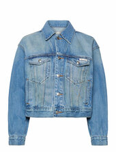 90s Trucker Jacket Gold Dust Farkkutakki Denimtakki Blue Calvin Klein Jeans