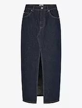 Columbus New Skirt Polvipituinen Hame Blue Second Female