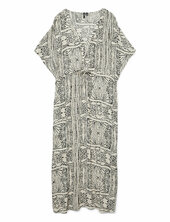 Vmmenny Ss 7/8 Kaftan Wvn Ga Polvipituinen Mekko Beige Vero Moda