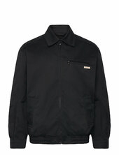 A - Ls Cotton Fz Blouson Jacket Ohut Takki Black Calvin Klein Jeans