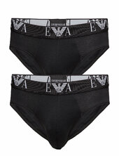 Mens Knit 2pack Brie Y-sepalus Briefs Alushousut Black Emporio Armani