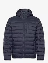 Hco. Guys Outerwear Vuorillinen Takki Topattu Takki Navy Hollister