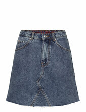 Getina Lyhyt Hame Blue Hugo