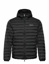 Down Jacket Vuorillinen Takki Topattu Takki Black Armani Exchange