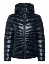 Lara Light Down Hood Vuorillinen Takki Topattu Takki Navy J. Lindeberg