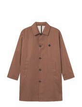 Wwbrock Coat Trenssi Takki Brown Wood Wood