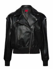 Alipha-1 Nahkatakki Black Hugo