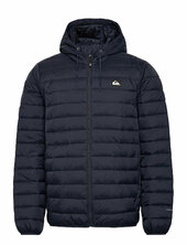 Scaly Hood Vuorillinen Takki Topattu Takki Navy Quiksilver