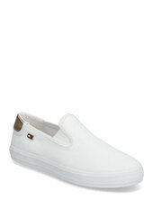 Vulc Canvas Slip-on Sneaker Tennarit Sneakerit White Tommy Hilfiger