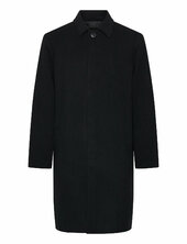 Jornorrebro Wool Blend Mac Coat Villakangastakki Pitkä Takki Black Jack & J S
