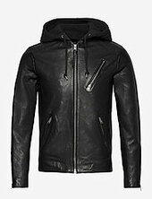 Harwood Jacket Nahkatakki Black Allsaints