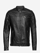 Jjerocky Jacket Noos Nahkatakki Black Jack & J S