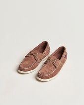 Sebago Docksides Suede Boat Shoe Dark Brown