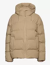 Alta Puffer Jacket W3t3 Vuorillinen Takki Topattu Takki Beige Rains