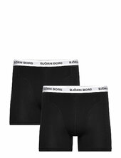 Cotton Stretch Boxer 3p Bokserit Black Björn Borg