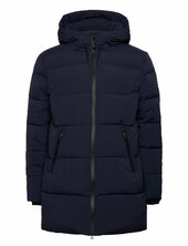 Wbjoseph Tech Long Jacket Villakangastakki Pitkä Takki Navy Woodbird