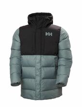 Active Puffy Long Jacket Vuorillinen Takki Topattu Takki Grey Helly Hansen