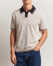 Ps Paul Smith Knitted Polo Off White