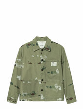 Wwstefan Worker Jacket 25184 Ohut Takki Green Wood Wood