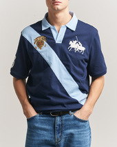 Polo Ralph Lauren Diagonal Striped Polo Newport Navy