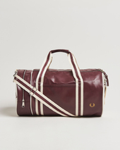 Fred Perry Classic Barrel Bag Oxblood/ecru
