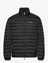 Down Jacket Vuorillinen Takki Topattu Takki Black Armani Exchange