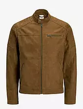Jjerocky Jacket Noos Nahkatakki Brown Jack & J S