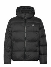 Essentials Down Jacket Vuorillinen Takki Topattu Takki Black Calvin Klein Jeans