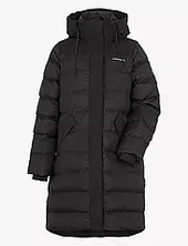 Fay Wns Parka Topattu Pitkä Takki Black Didriksons