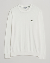 Lacoste Cotton Knitted Sweater Flour