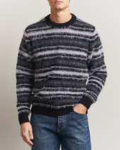 Samsøe Samsøe Finnley Striped Knitted Sweater Black Multi