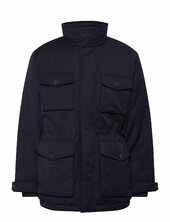 Flannel Field Jacket Parka Takki Navy Gant