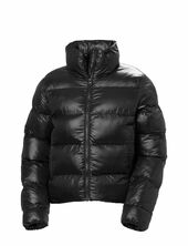 W Jade Puffer Jacket Vuorillinen Takki Topattu Takki Black Helly Hansen