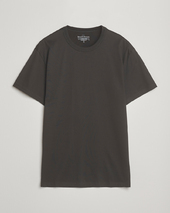 Bread & Boxers Pima Cotton Crew Neck T-shirt Charcoal