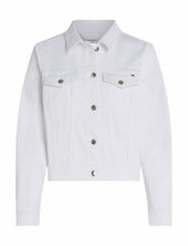 Dnm Slim Jacket White Farkkutakki Denimtakki White Tommy Hilfiger