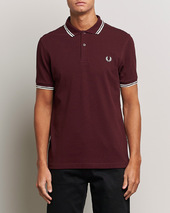 Fred Perry Twin Tipped Polo Shirt Oxblood