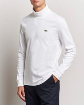 Lacoste Interlock Cotton Rollneck White