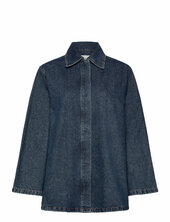 Karen Denim Jacket Farkkutakki Denimtakki Blue Stylein