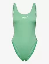 Piece Logo Uimapuku Uima-asut Green Tommy Hilfiger