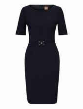 Daleah Polvipituinen Mekko Navy Boss