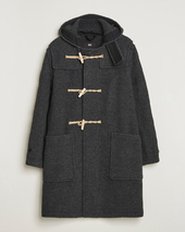 Gloverall 575 Monty Original Duffle Coat Charcoal