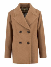 Barbour Indie Military Wool Peacoat Villakangastakki Pitkä Takki Brown Barbour