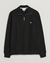 Lacoste Rib Interlock Half Zip Black