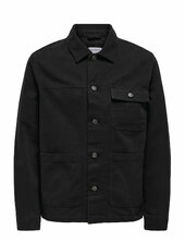 Onssean Ctn Jacket Otw Ohut Takki Black Only & Sons