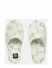 Mini Unikko Slippers Aamutossut Tohvelit Green Marimekko Home